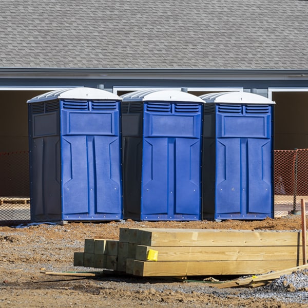 what is the maximum capacity for a single porta potty in Crooked Creek